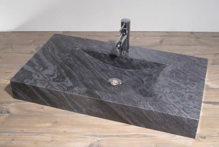 Naturstein Waschbecken Granit Vizag-Blue Naturstein Waschbecken Granit Vizag-Blue